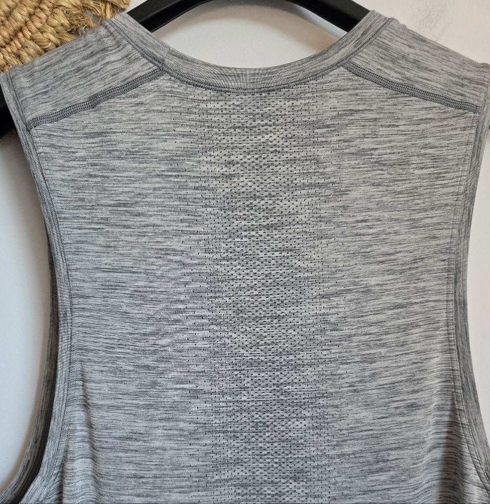 Lululemon Mens Slate Gray Metal Vent Tech Muscle Tank Top SZ Small Activewear - Picture 6 of 10